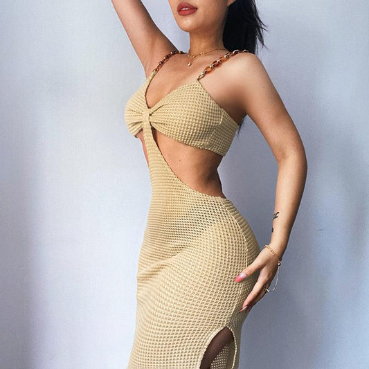 European And American Summer Cross-border Sexy Hip-lifting Slim Suspender Skirt