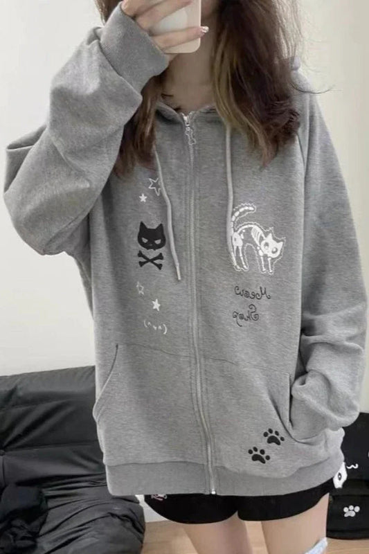Harajuku Style Cartoon Hoodie