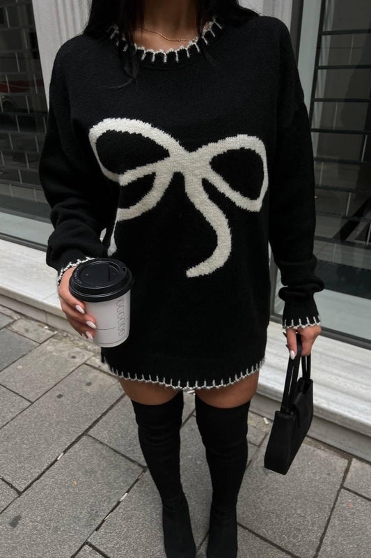 Pullover Bow Detail Sweater