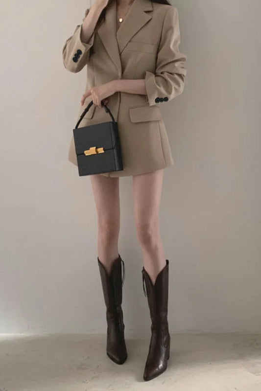 Elegant Pocket Office Blazer