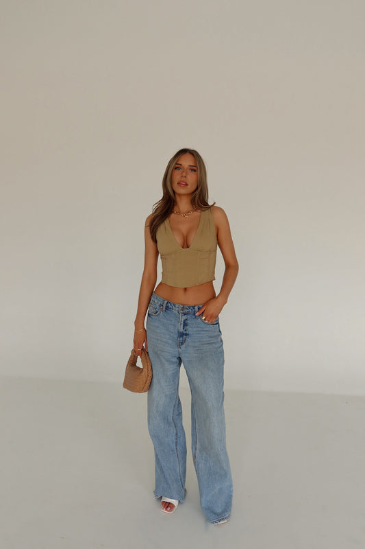 RESTOCKED : Iliza Bustier Top