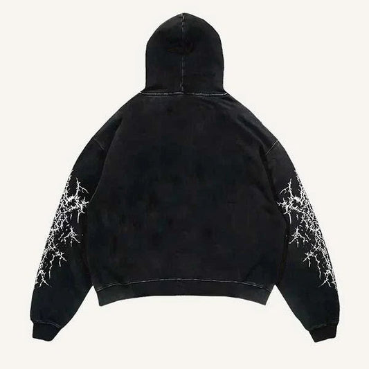 Graphic Print Oversized Hoodie