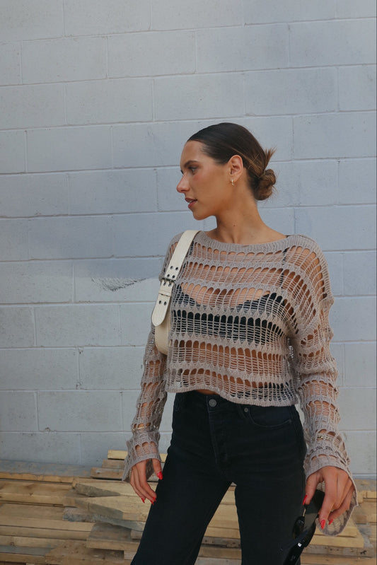 Becca Distressed Long Sleeve