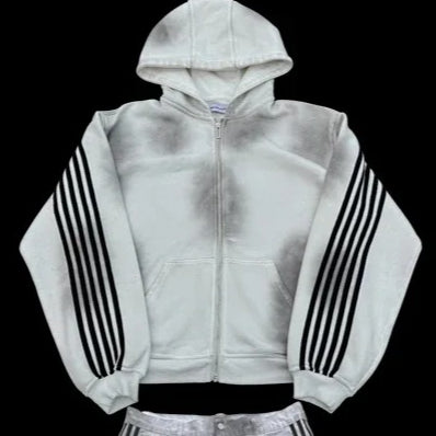 Fashion Zip Up Couple Hoodie