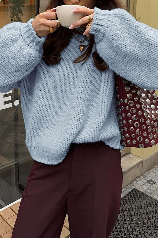 Basic Crew Neck Layering Sweater