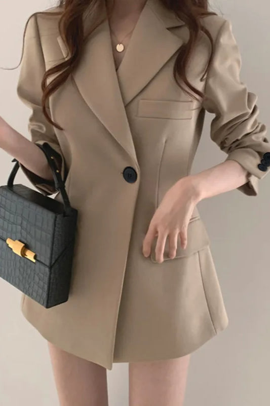 Elegant Pocket Office Blazer
