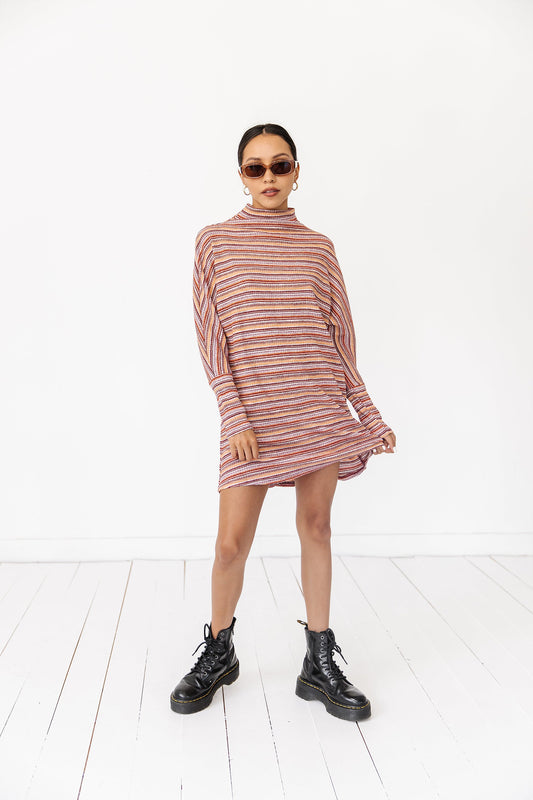 Walk This Way Knit Dress