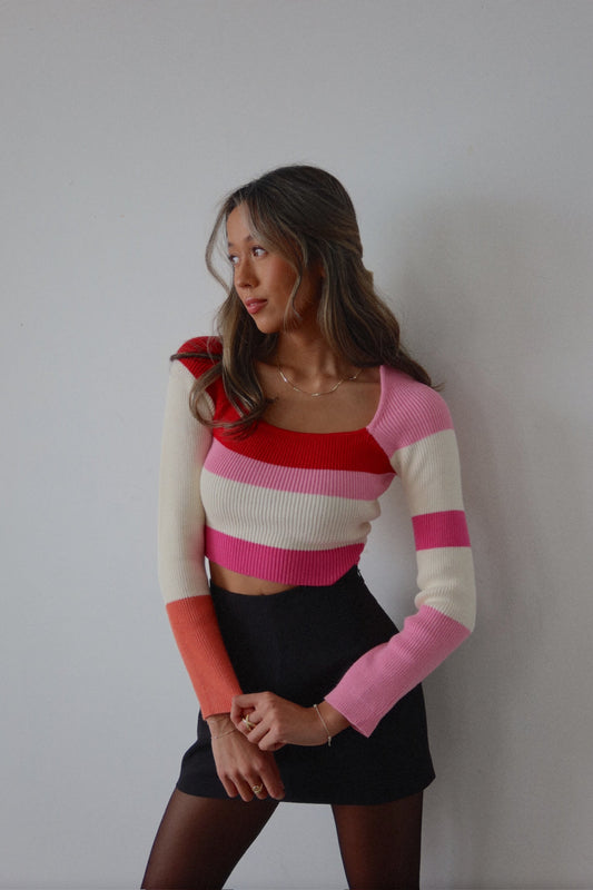 Penelope Long Sleeve Stripe Top
