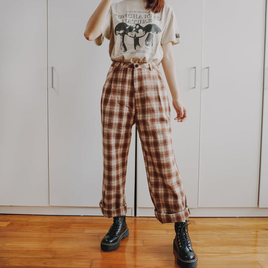Fall Checkered Plaid Pants (2 Colors)