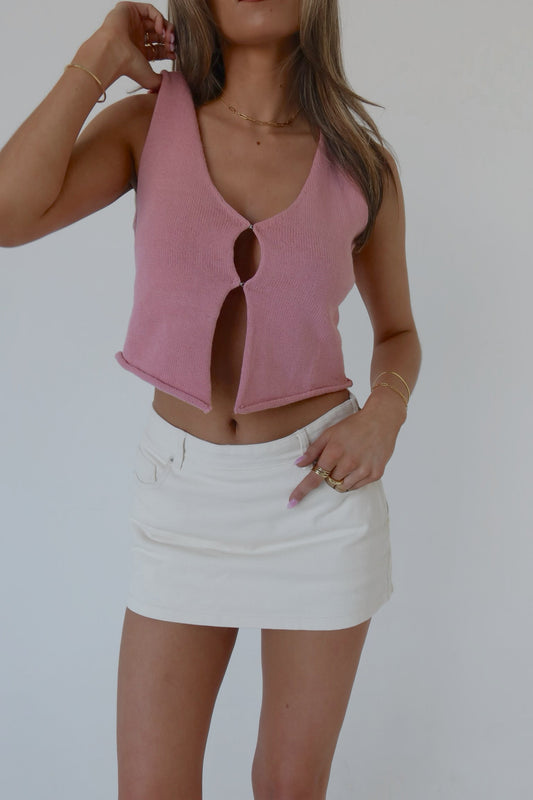 RESTOCKED :Colby Split Front Top