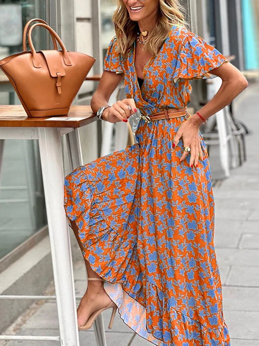 FashionSierra - 2025 Summer Fashion Sexy Vintage Elegant Female Boho Dress