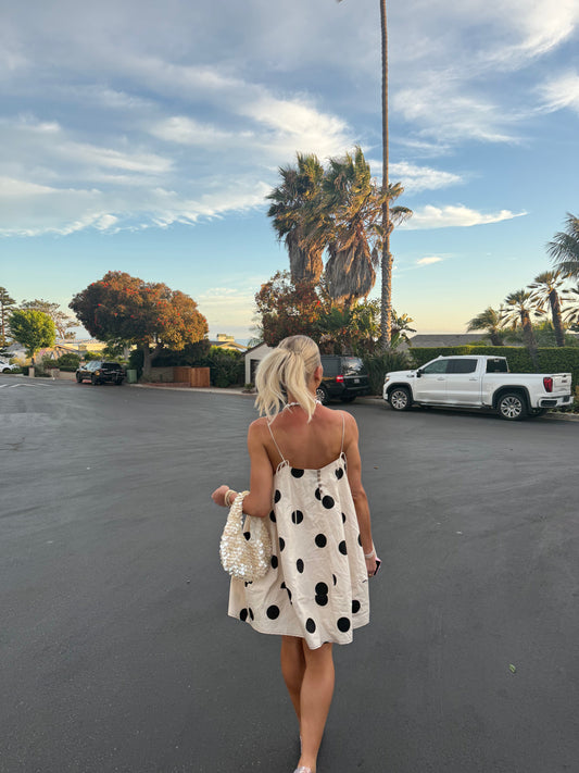 Off Duty Dot Dress