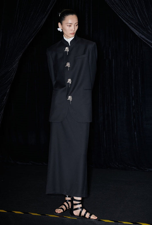 M essential Mackay designer black sheep orchid suit - dan.