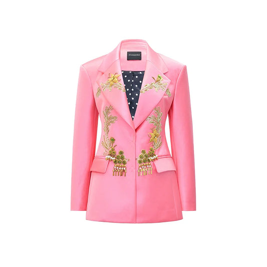 M essential Mackay designer Rose Jersey workshop Spanish metallic embroidery suit - great.