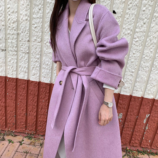 Cuffed Sleeve Coat (3 Colors)