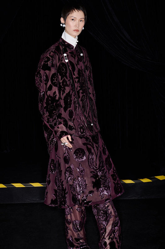 M essential Mackay designer Diamond silhouette jacket pant skirt shirt suit - Imogen.