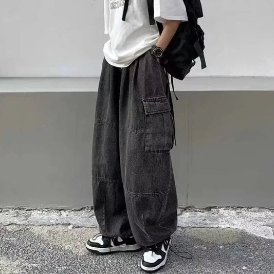Women Streetwear Parachute Cargo Harajuku Track Training Pants