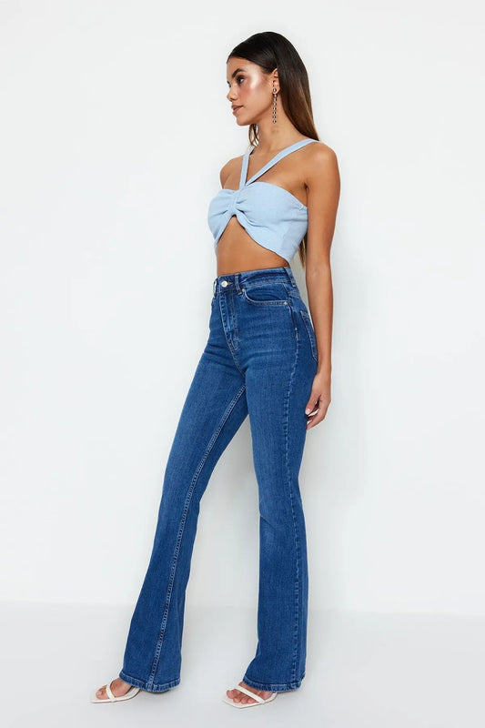 AZUL | Jean Évasé Taille Haute