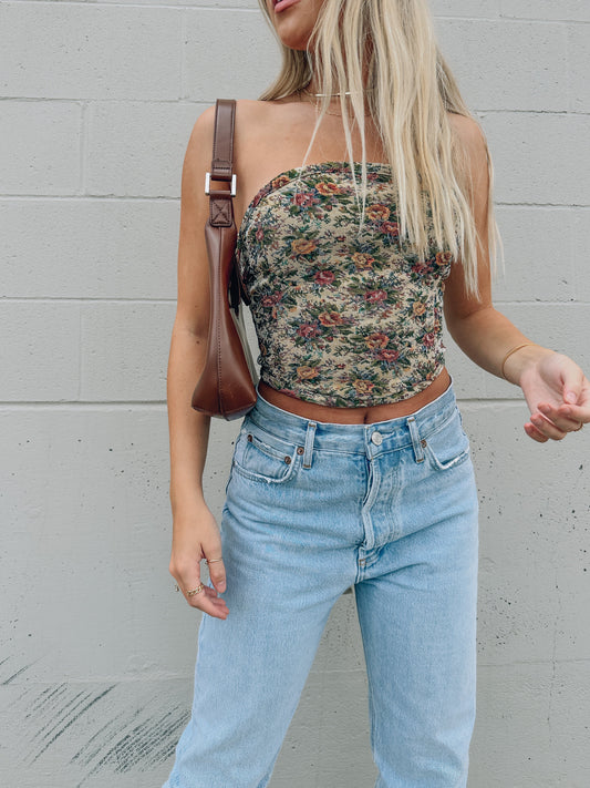 Tayler Floral Corset Top
