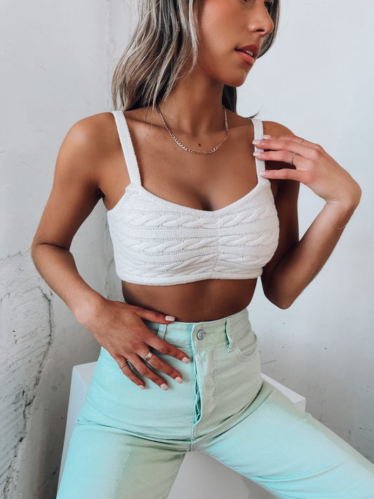 Kalina Knitted Crop Top