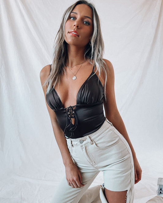 Raquel Front Tie Bodysuit