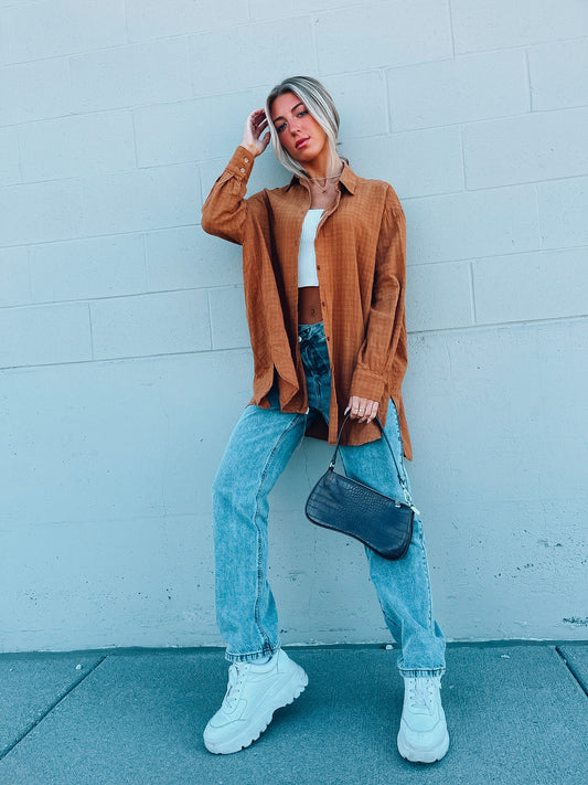 Camel Must Have Button Up