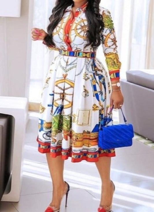 ROSY AFRICAN DRESS /plus size