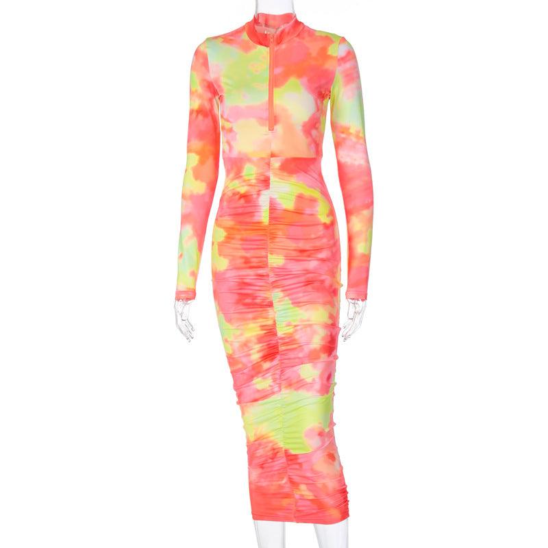 Sexy zipper dress - Trendha