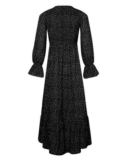 Polka dot long sleeve dress - Trendha