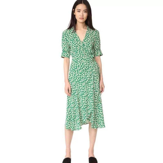 Ladies Temperament French Summer Floral Dress - Trendha