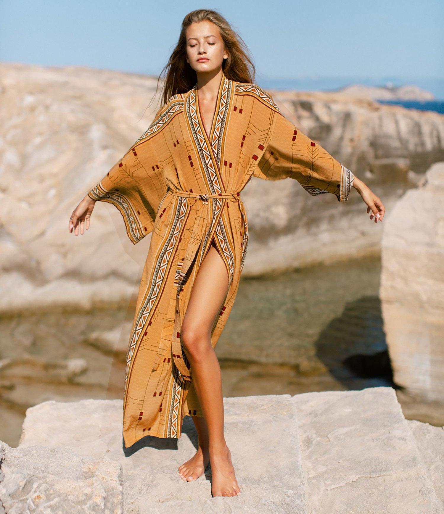 Robe Sunscreen Shirt Swimsuit Outer Overalls Beach Cover - Trendha