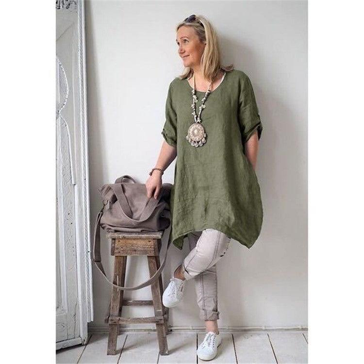 Irregular hem dress - Trendha