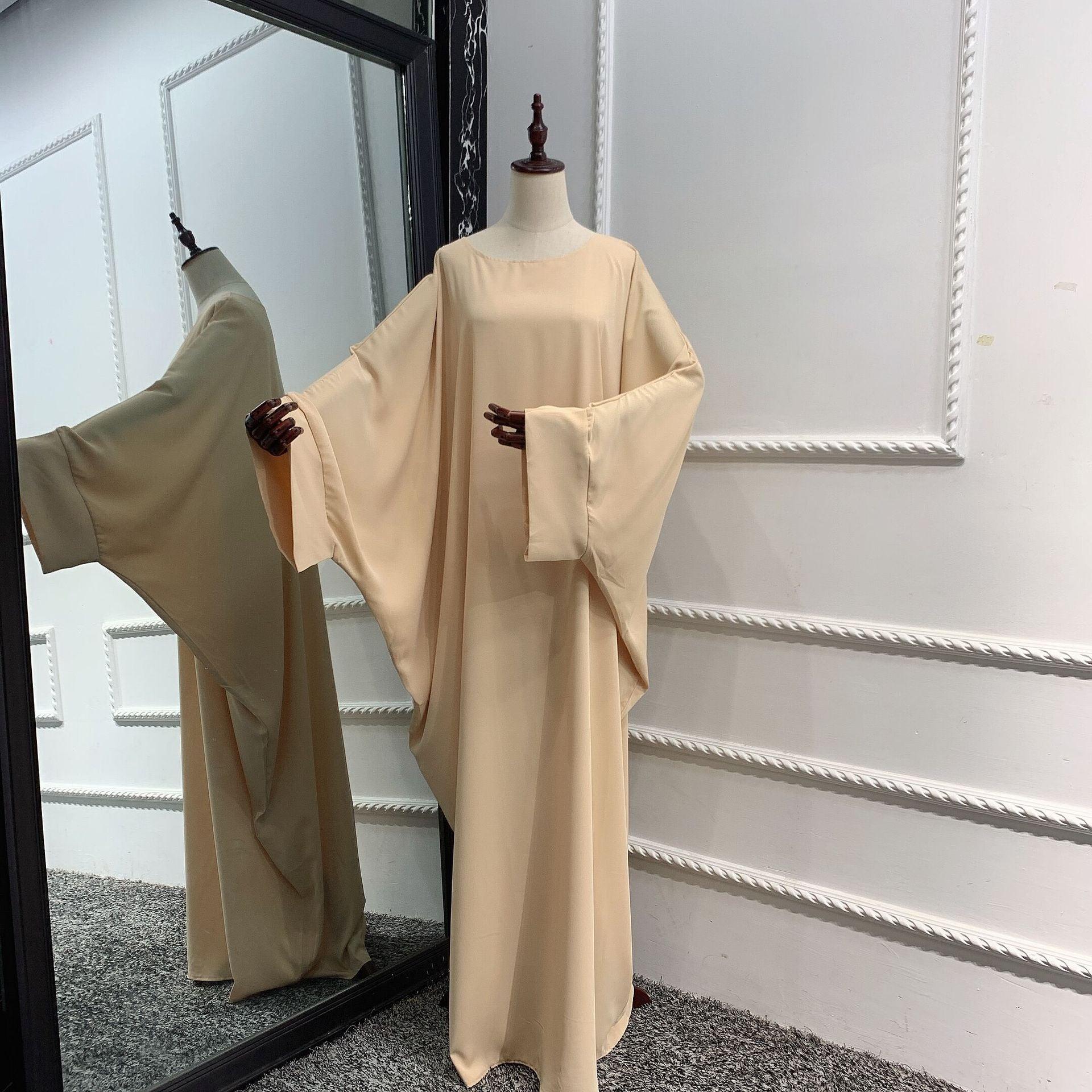 Middle East Dubai Turkish Robe Dress - Trendha
