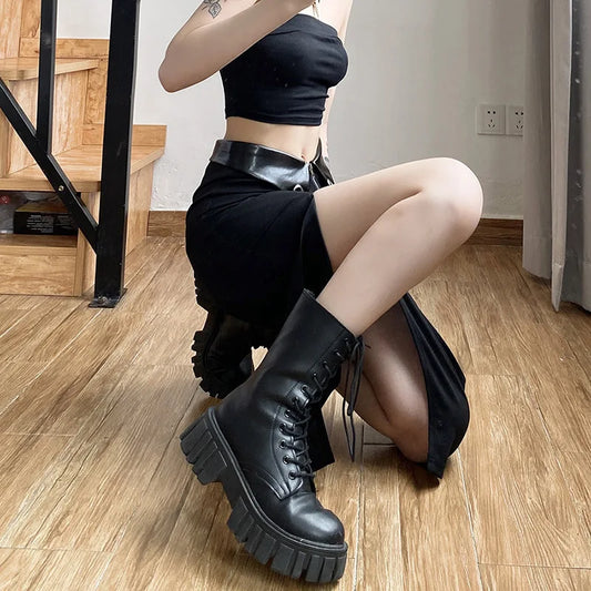 2025 New Black Sexy Irregular Women Summer Charm Split Long Slim Party Bodycon Skirt