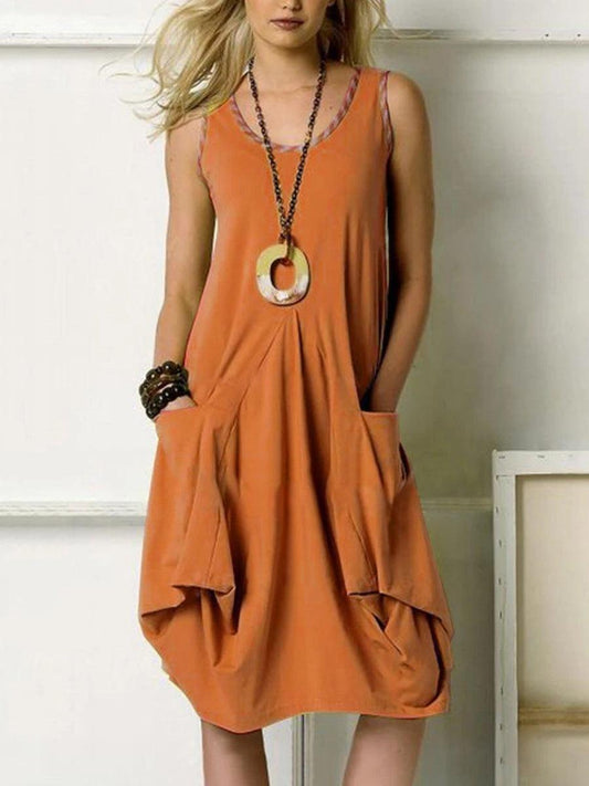 Irregular vest dress - Trendha