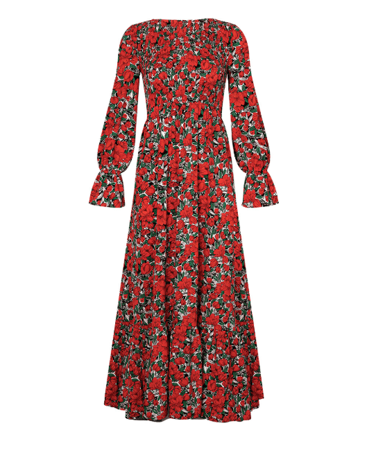 Polka dot long sleeve dress - Trendha