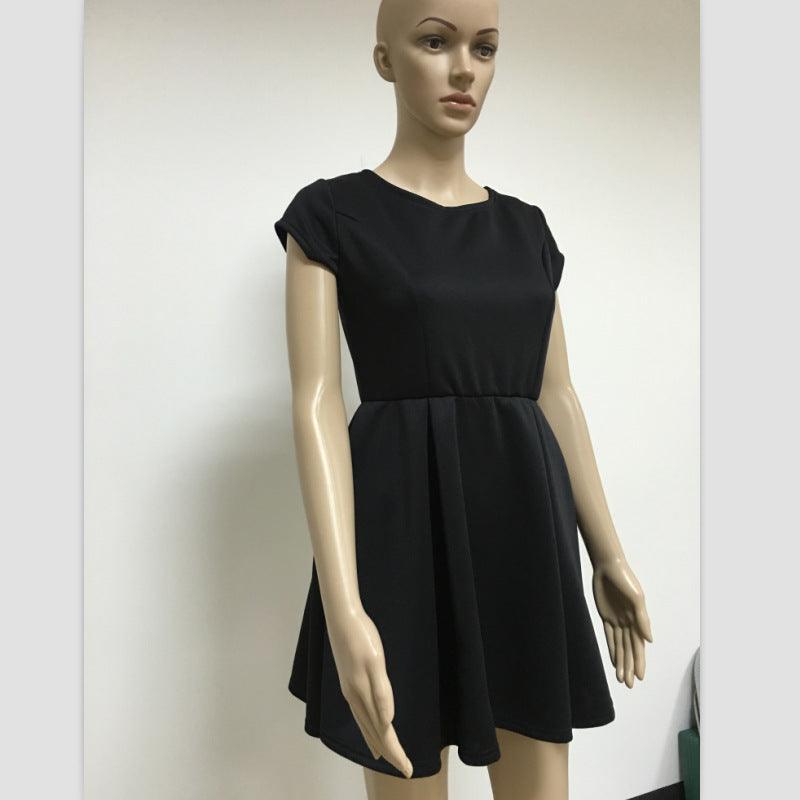 Sexy Backless Ribbon Decoration Dress - Trendha