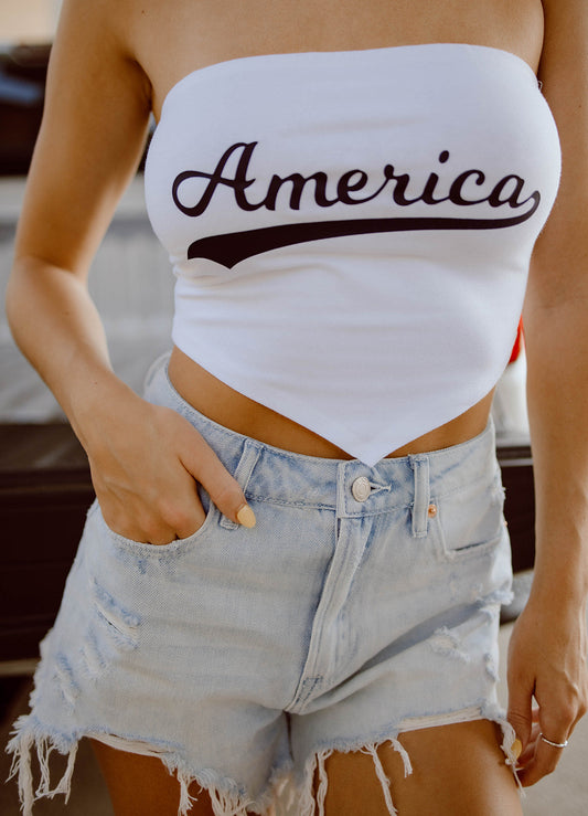 America Bandana Top