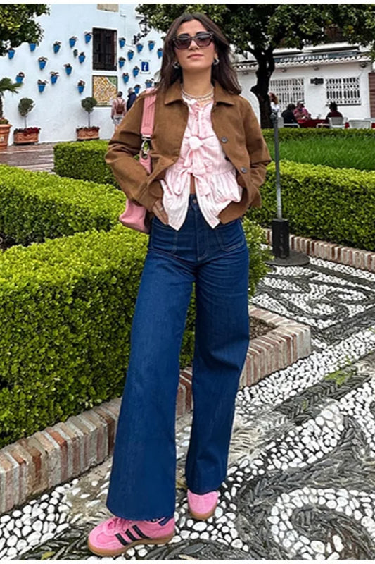 Vintage Suede Pocket Jacket