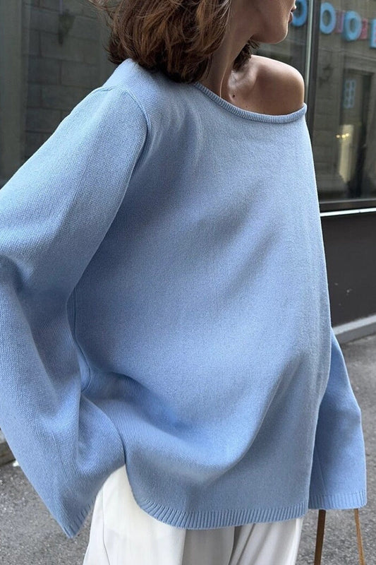 Loose Fit Backless Sweater
