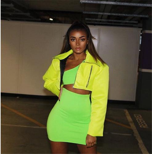 Sexy nightclub bag hip dress - Trendha