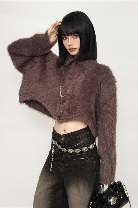 Sexy Short Knit Sweater