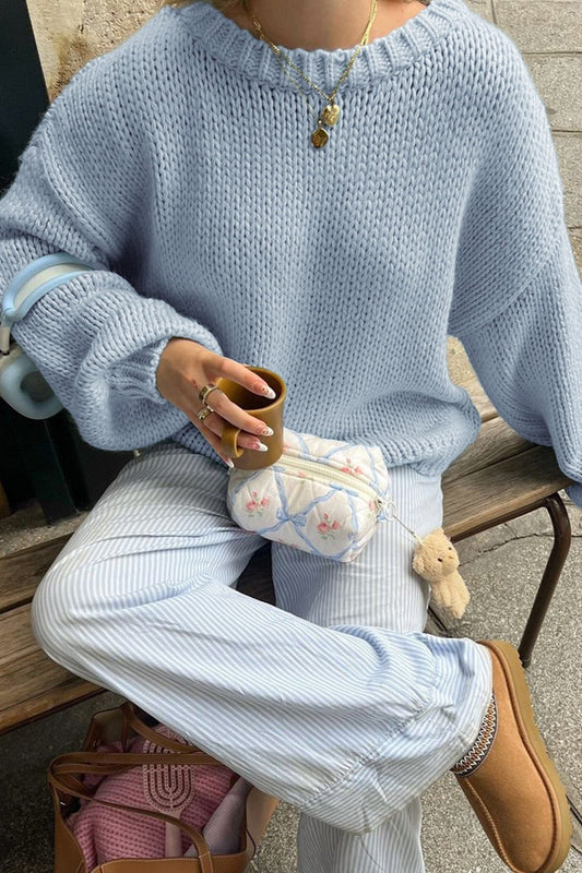 Basic Crew Neck Layering Sweater