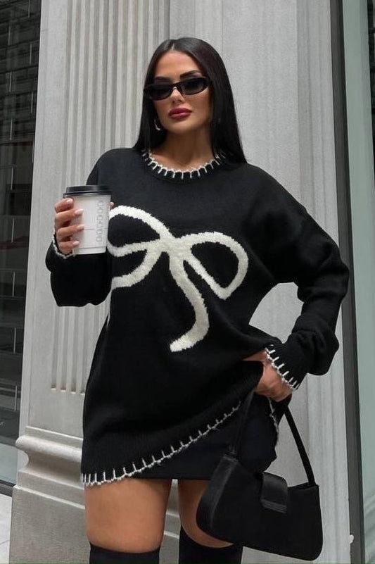Pullover Bow Detail Sweater