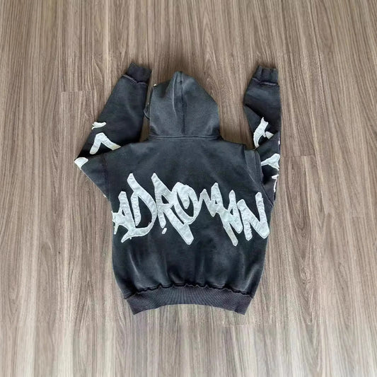 Gothic Y2K Zipper Hoodie