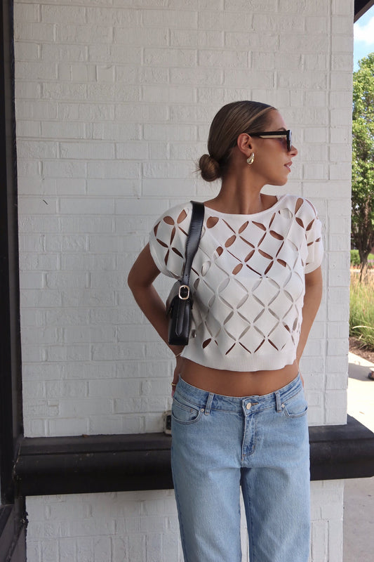 Leela Cut Out Detail Top