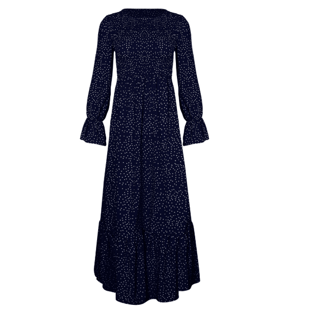 Polka dot long sleeve dress - Trendha