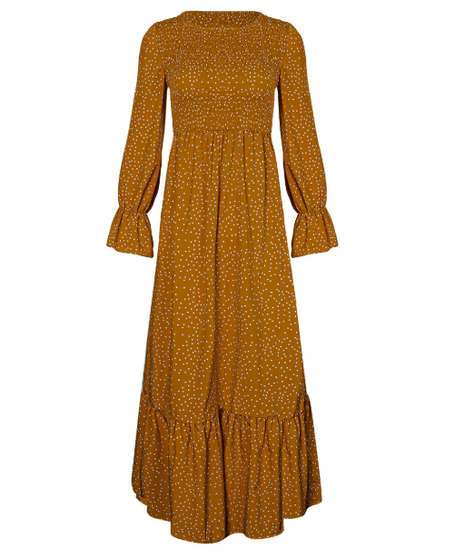 Polka dot long sleeve dress - Trendha