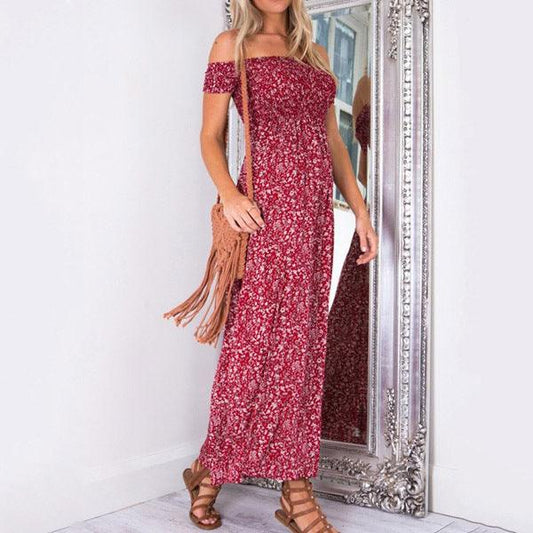 Split floral dress - Trendha