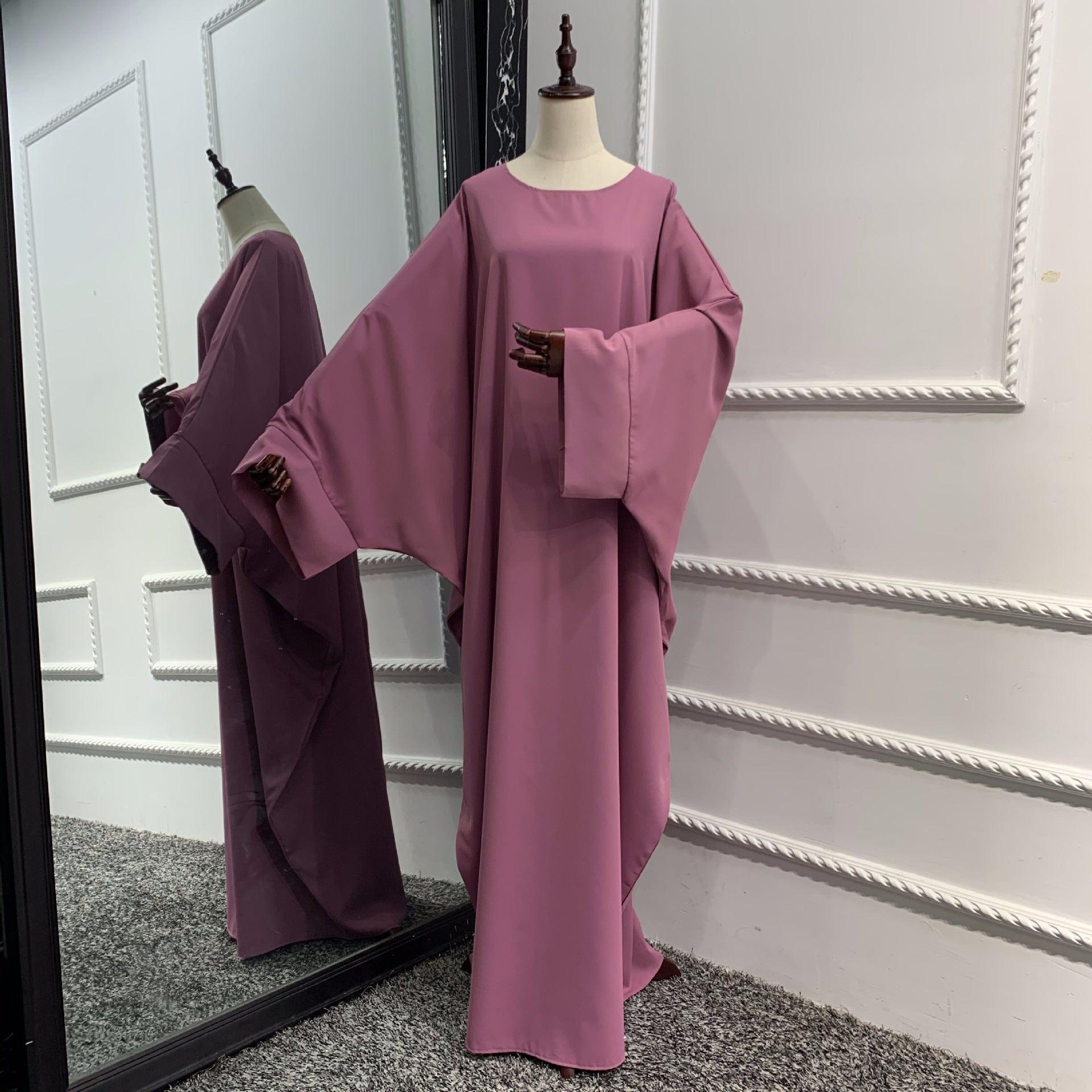 Middle East Dubai Turkish Robe Dress - Trendha